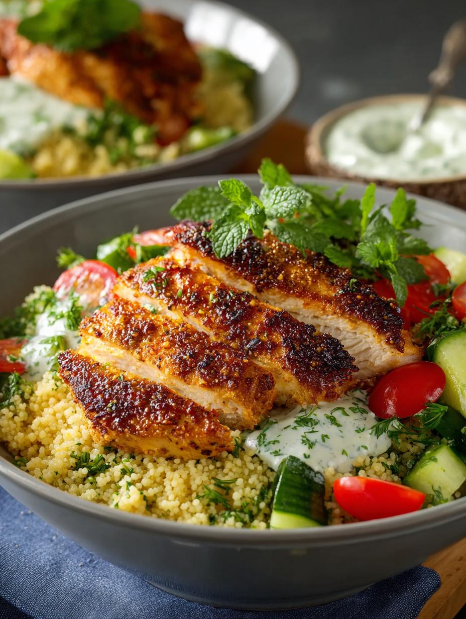 Herbed Chicken Couscous Bowls