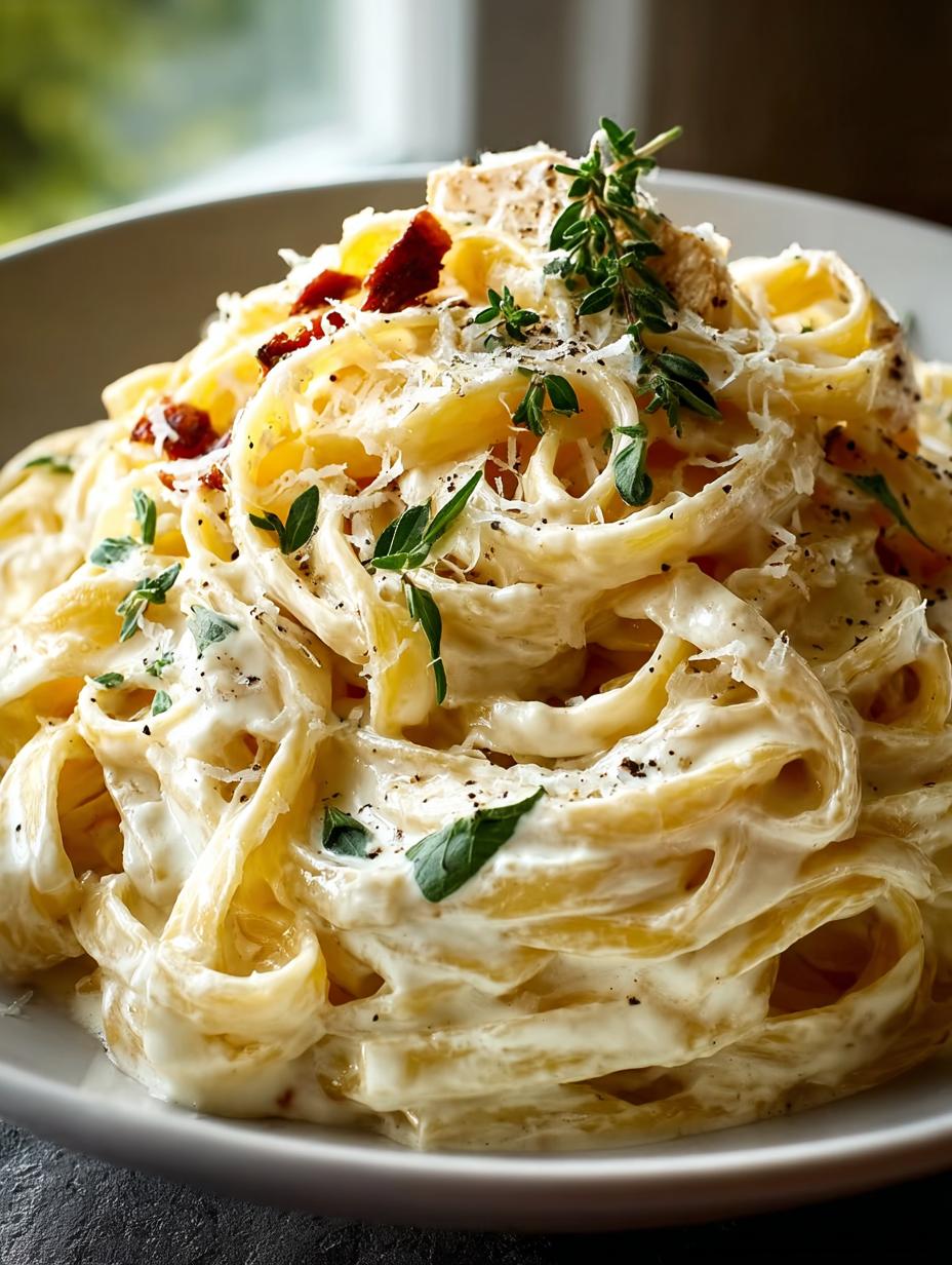 High Protein Alfredo Sauce You’ll Love in 30 Minutes - High Protein Alfredo Sauce - additional detail