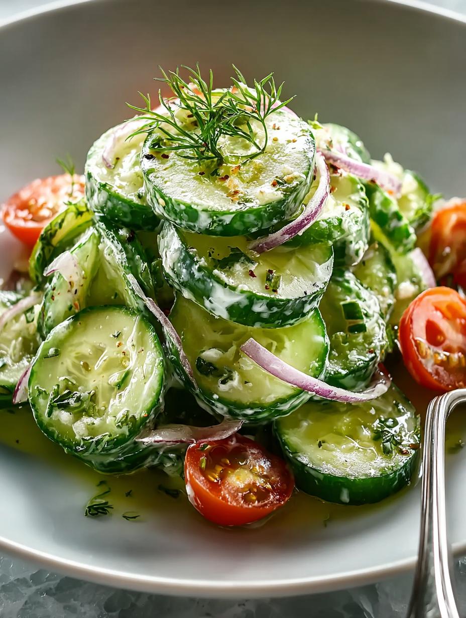 High Protein Cucumber Salad: A Refreshing Boost 4 High Protein Cucumber Salad: A Refreshing Boost - High Protein Cucumber Salad - main visual representation
