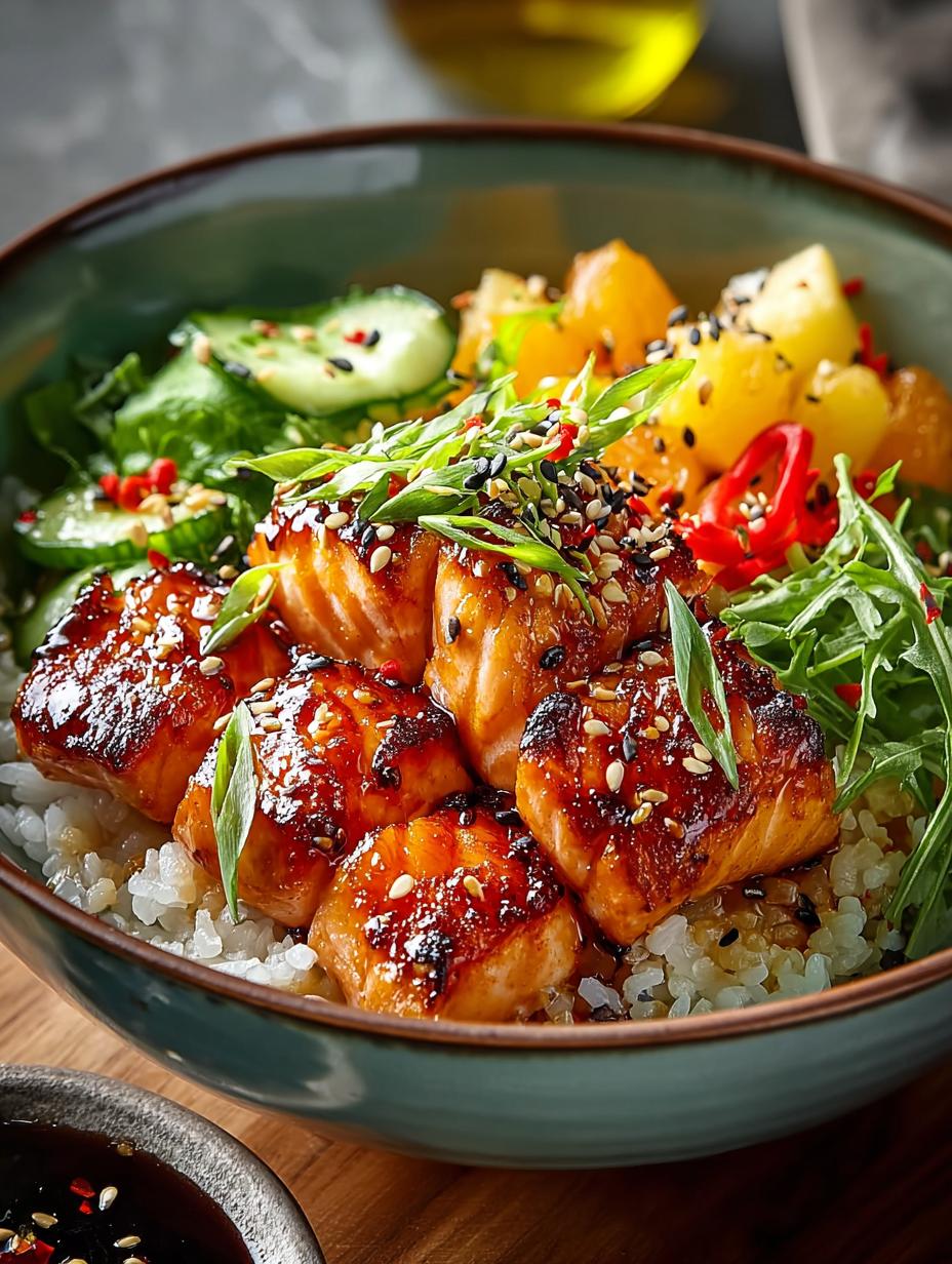 Honey Ginger Salmon Bowl: 5 Delicious Variations to Try - Honey Ginger Salmon Bowl - main visual representation