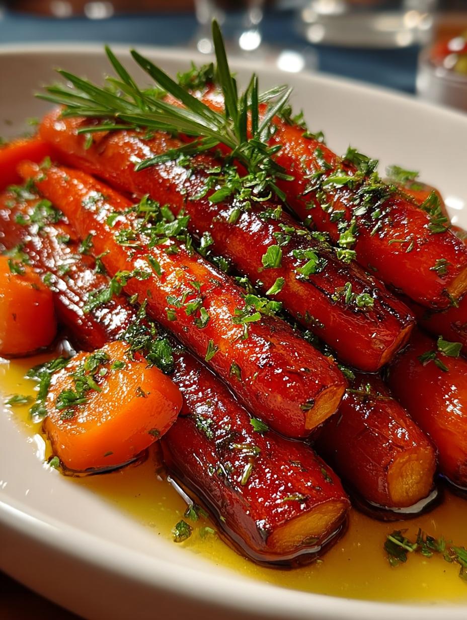 Honey Glazed Carrots Side