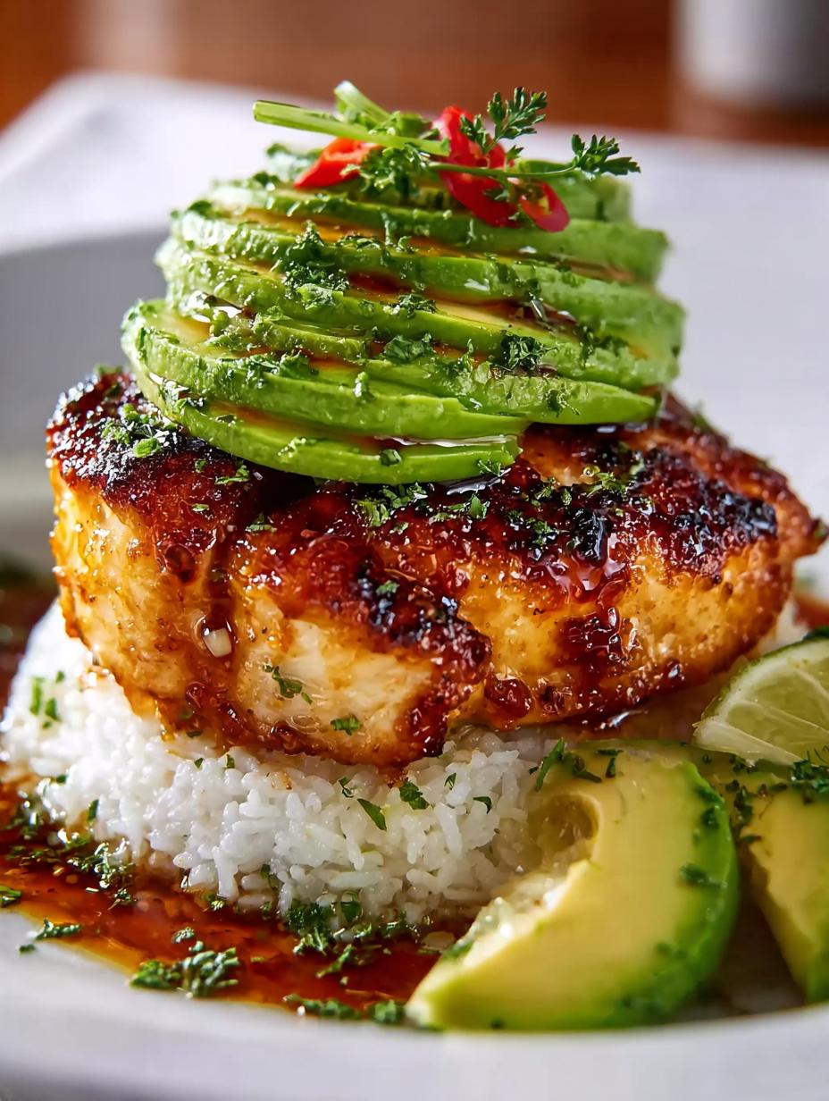 Delicious Honey Lime Chicken Avocado Stack Recipe - Honey Lime Chicken Avocado - main visual representation