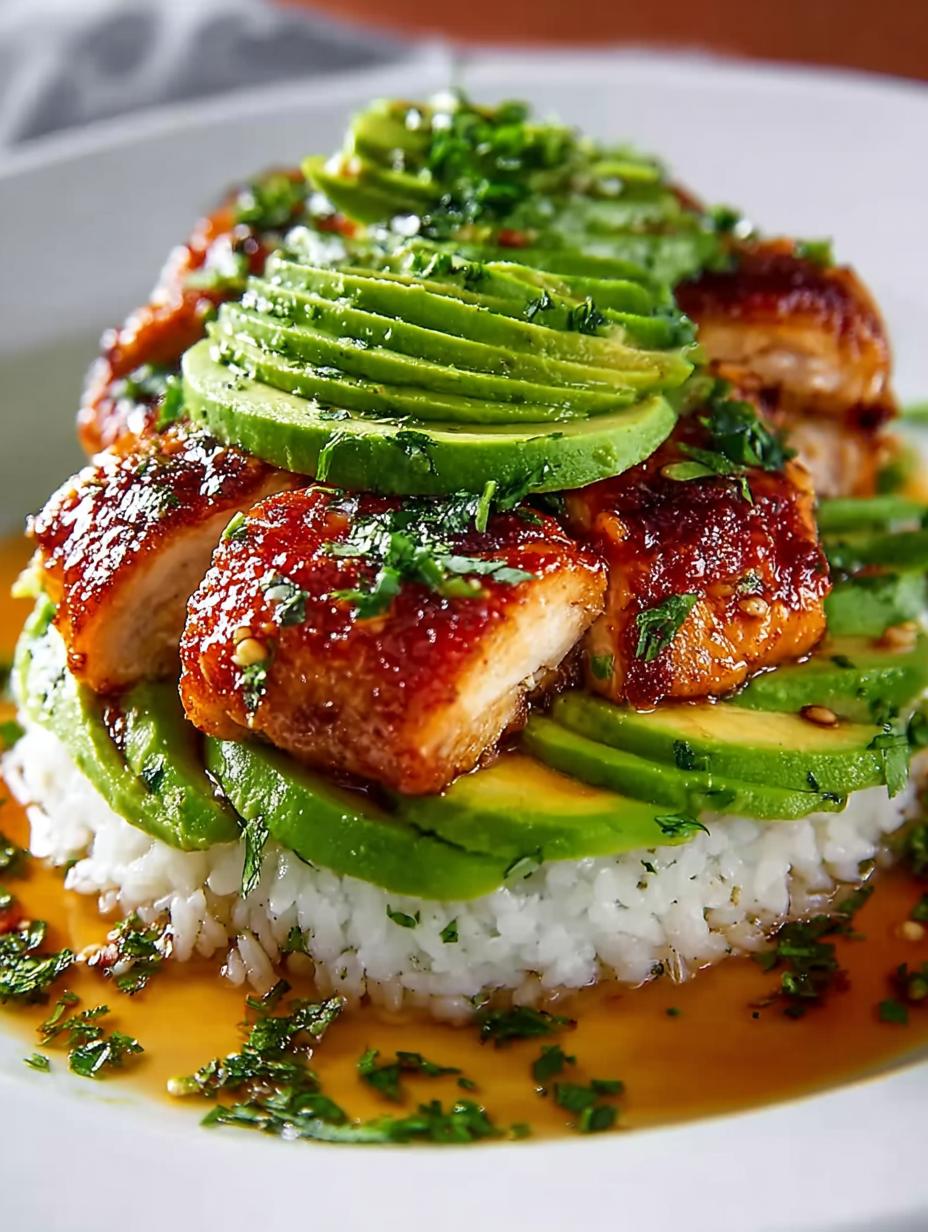 Delicious Honey Lime Chicken Avocado Stack Recipe - Honey Lime Chicken Avocado - additional detail