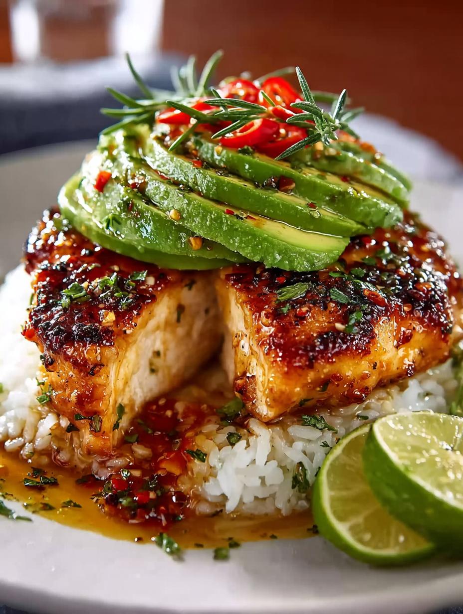 Honey Lime Chicken Avocado