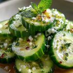 Honey Lime Cucumber Salad