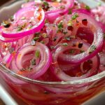 Hot Honey Pickled Red