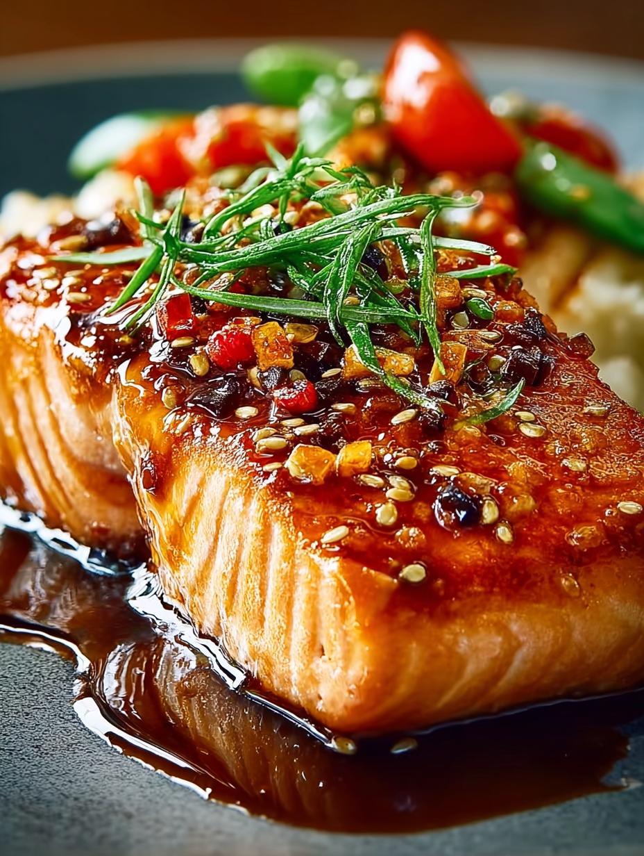 Hot Honey Salmon: 6 Easy Steps to Sweet and Spicy Delight - Hot Honey Salmon - main visual representation