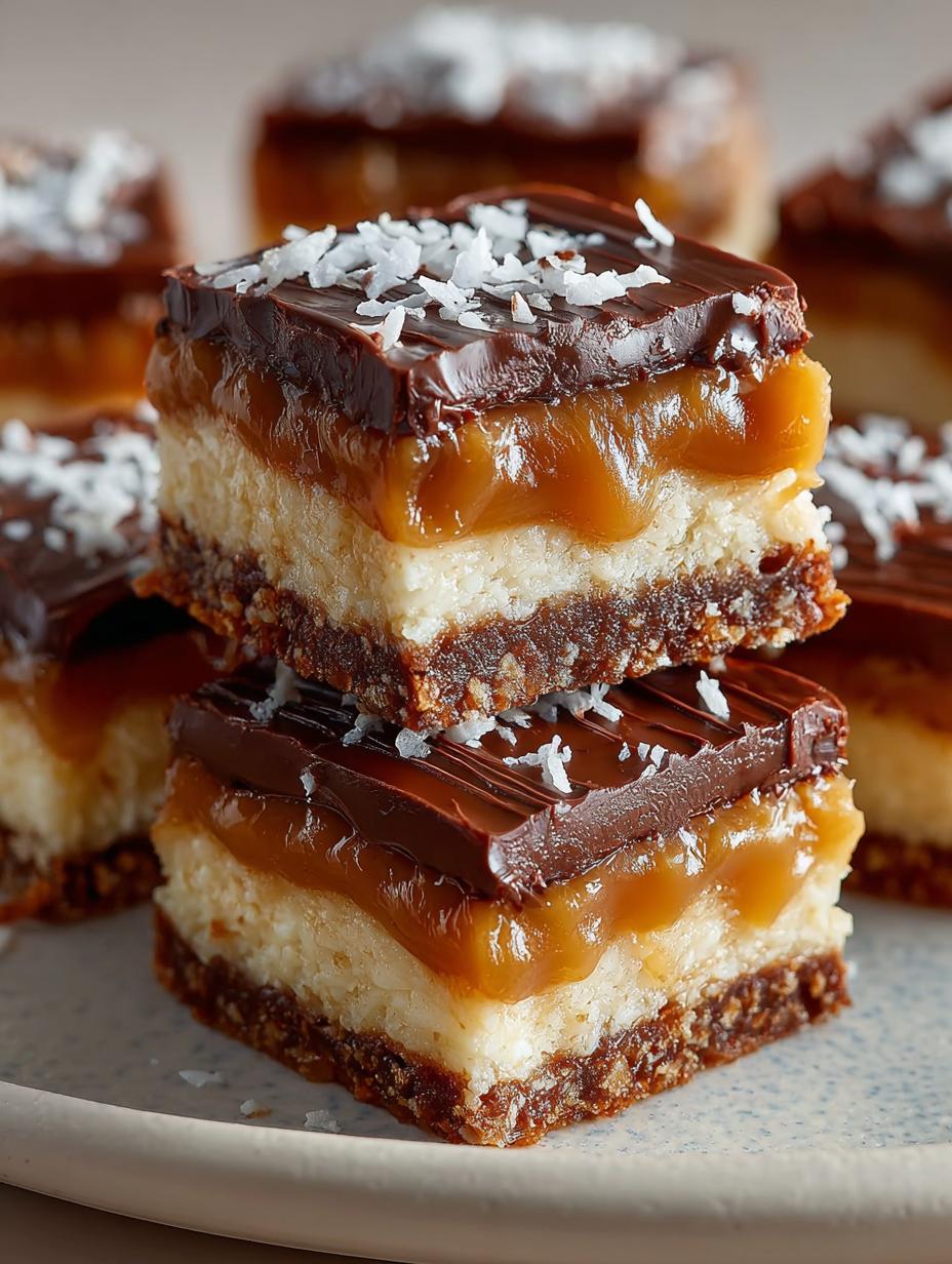 Irresistible Keto Samoa Bars