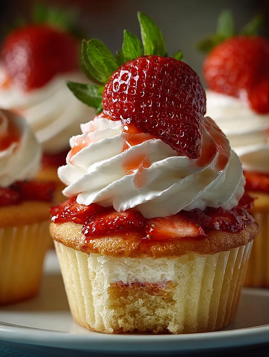 Irresistible Strawberry Shortcake Cupcakes Recipe to Savor - Irresistible Strawberry Shortcake Cupcakes - additional detail