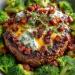 Keto Beef Hamburger Broccoli