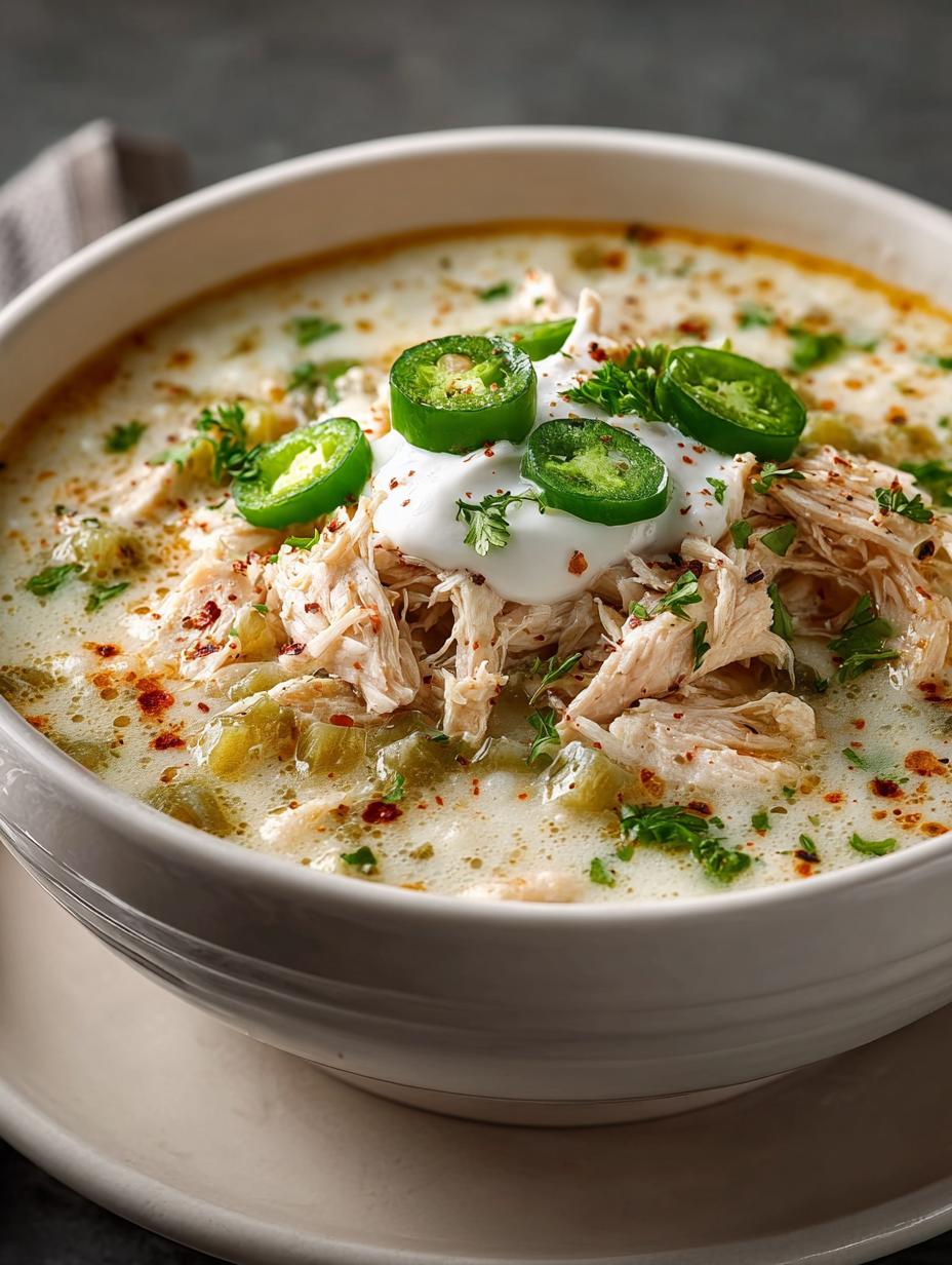 Keto White Chicken Chili