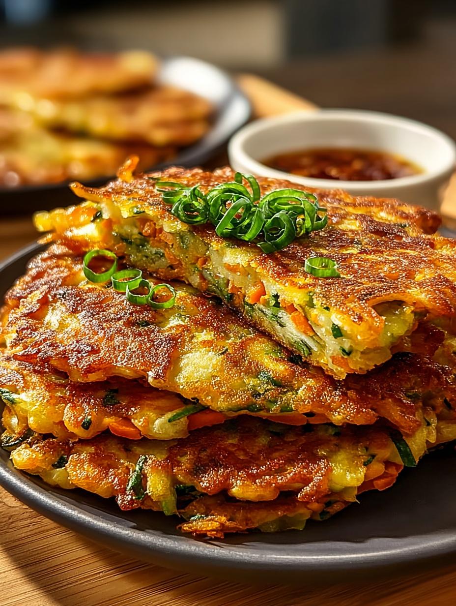 Crispy Korean Vegetable Pancakes: A Flavorful Delight - Korean Vegetable Pancakes - additional detail