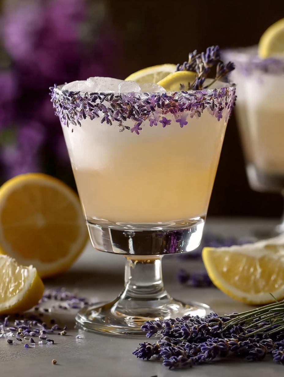 Lavender Lemon Drop Drink