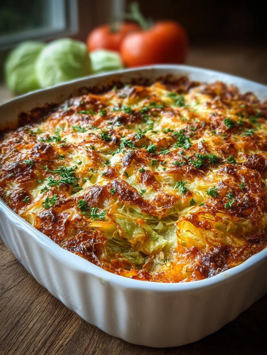 Lazy Unstuffed Cabbage Casserole: 10-Minute Prep Comfort Food - Lazy Unstuffed Cabbage Casserole - additional detail