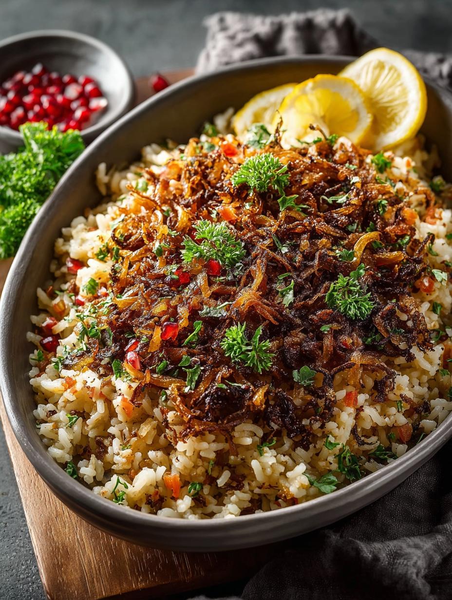 Lebanese Mujadara: 7 Savory Secrets You'll Love - Lebanese Mujadara - additional detail