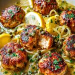 Lemon Chicken Piccata Meatballs