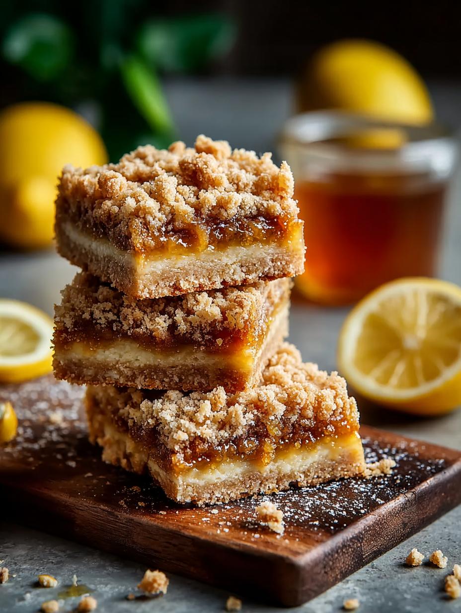 Lemon Oatmeal Crumble Bars: 12 Irresistibly Zesty Treats - Lemon Oatmeal Crumble Bars - main visual representation