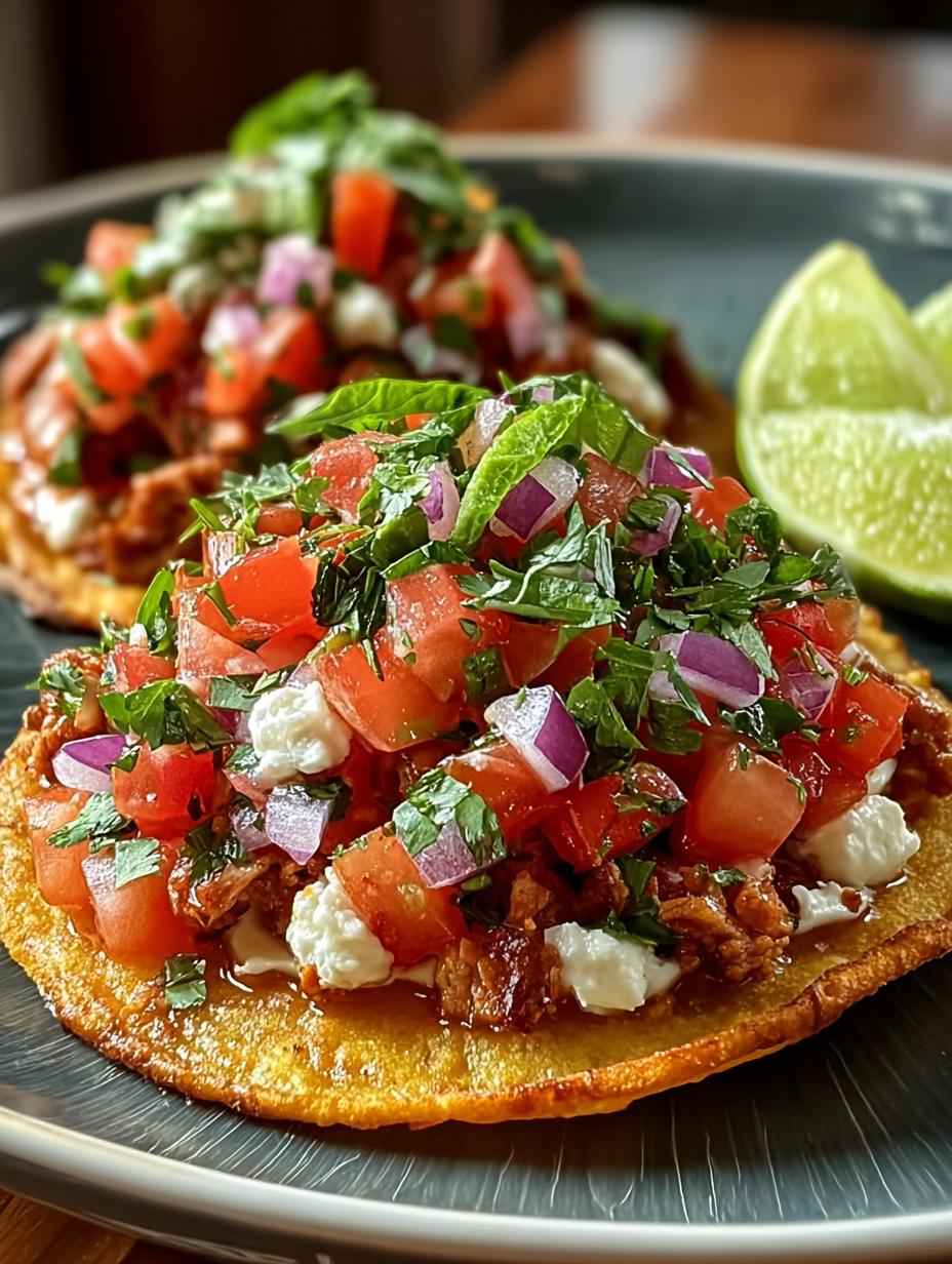 Low Calorie Tostadas with Ground Turkey Bliss - Low Calorie Tostadas with - additional detail