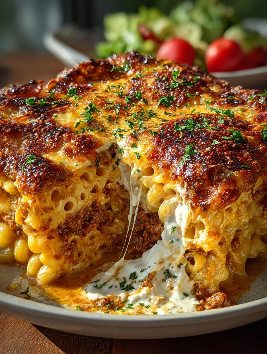 Mac Cheese Lasagna