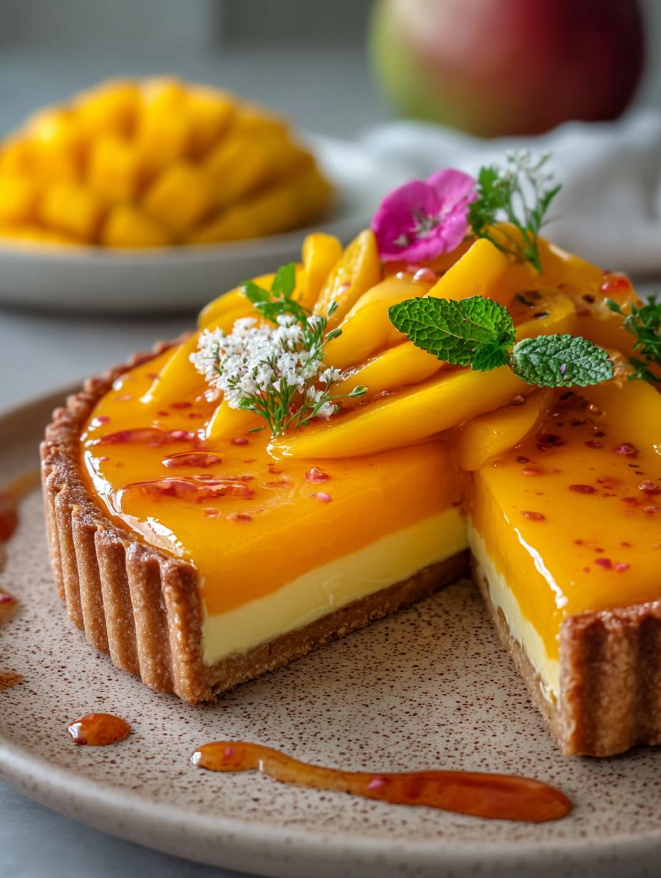 Mango Curd Tart: 10 Reasons to Love This Tropical Delight - Mango Curd Tart - main visual representation