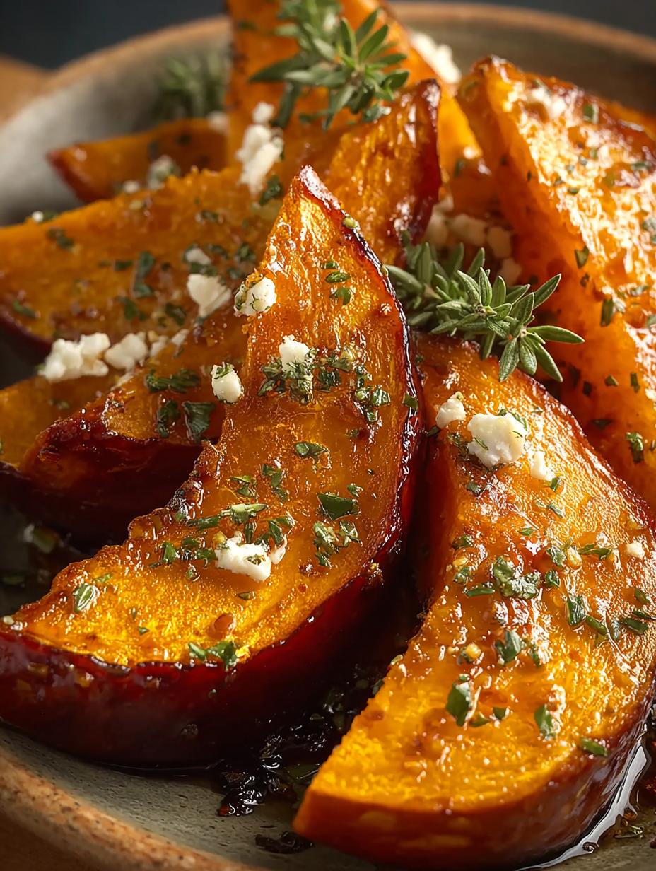 Maple Roasted Pumpkin Wedges