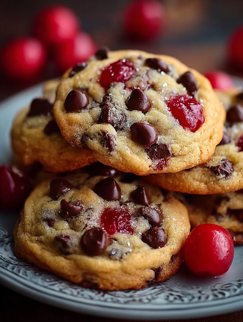 Maraschino Cherry Chocolate Chip Cookies: 24 Irresistible Treats - Maraschino Cherry Chocolate Chip - additional detail