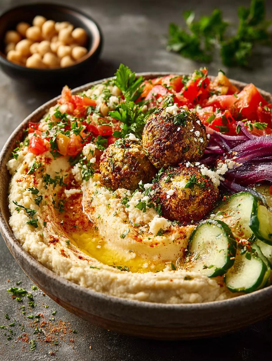 Mediterranean Bowl with Hummus: 5 Wholesome Flavors 4 Mediterranean Bowl with Hummus: 5 Wholesome Flavors - Mediterranean Bowl with Hummus - main visual representation