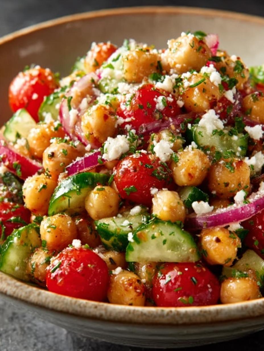 Mediterranean Chickpea Salad For