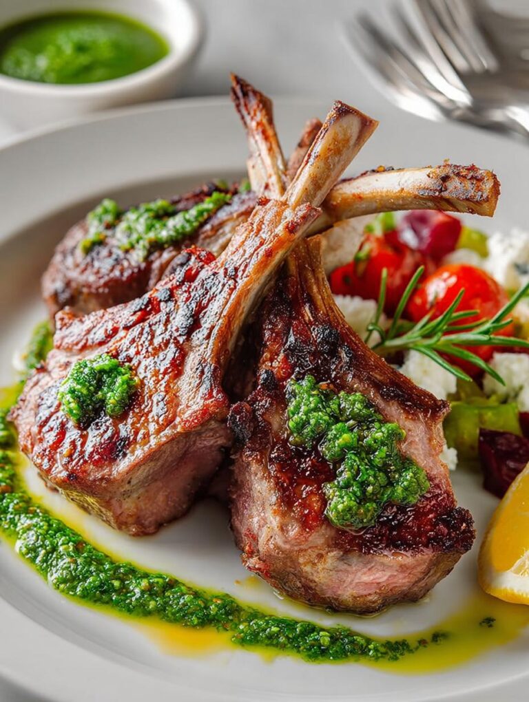 Mediterranean Lamb Chops with
