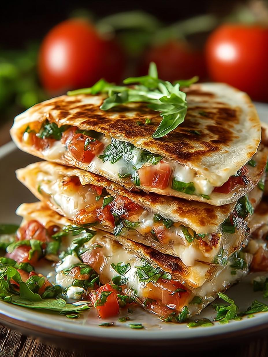 Delicious Mediterranean Quesadillas for Every Occasion - Mediterranean Quesadillas - additional detail