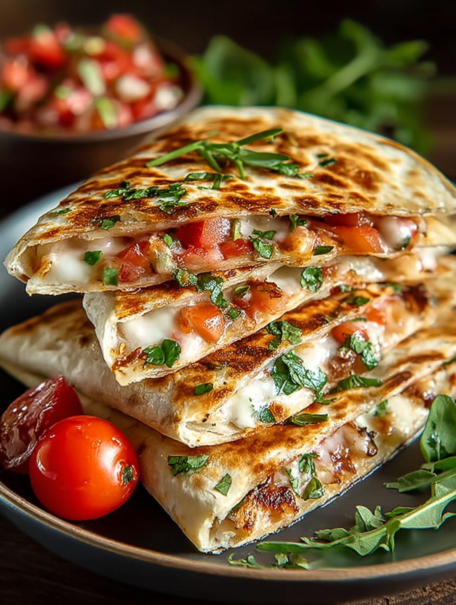 Mediterranean Quesadillas
