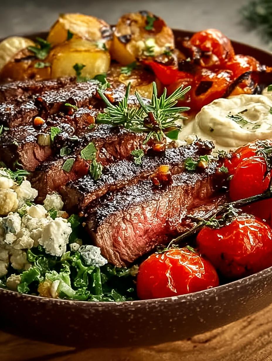 Mediterranean Steak Bowls