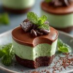 Mint Chocolate Mousse Cups
