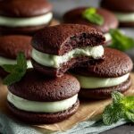Mint Chocolate Whoopie Pies