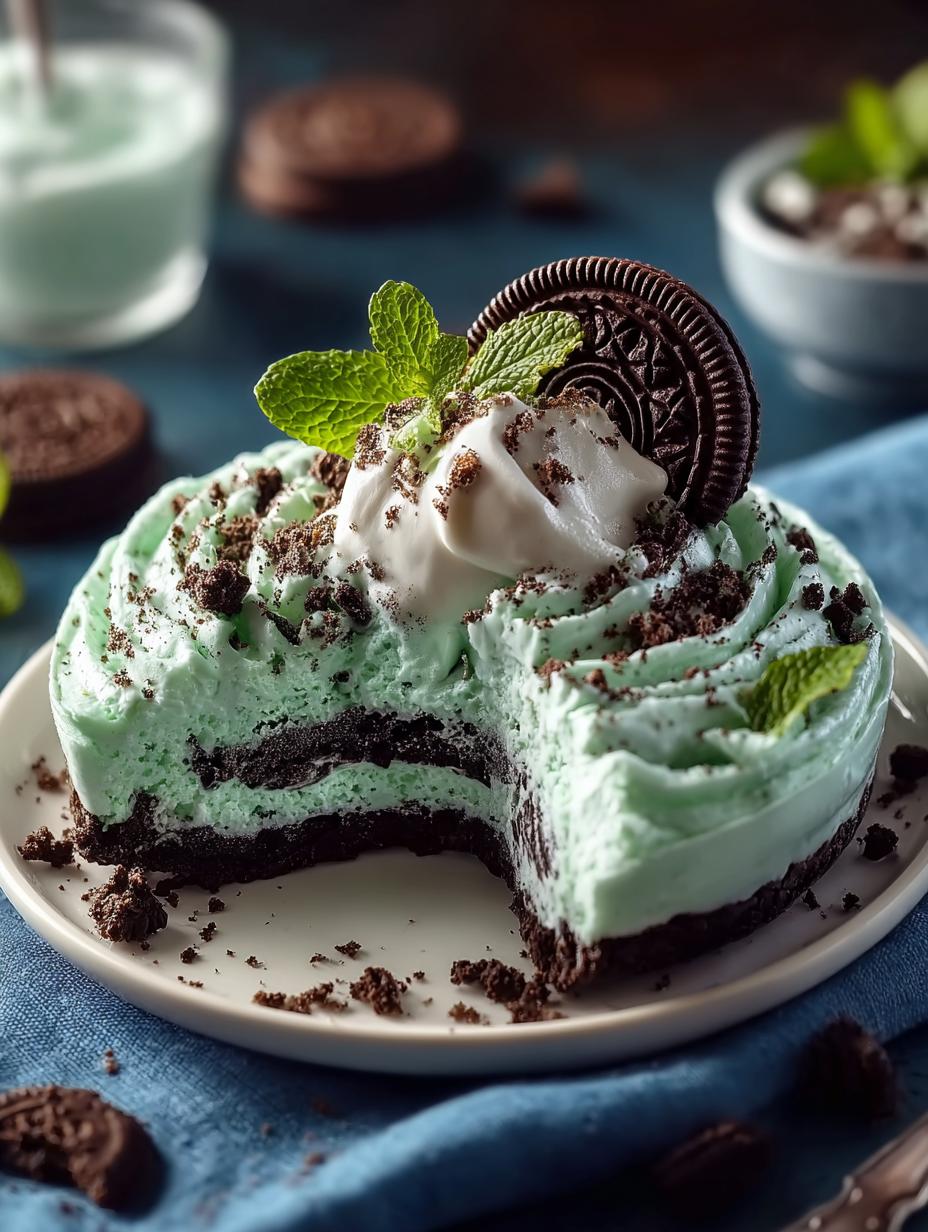 Mint Oreo Ice Cream Pie: 5 Reasons to Love This Dessert - Mint Oreo Ice Cream - additional detail