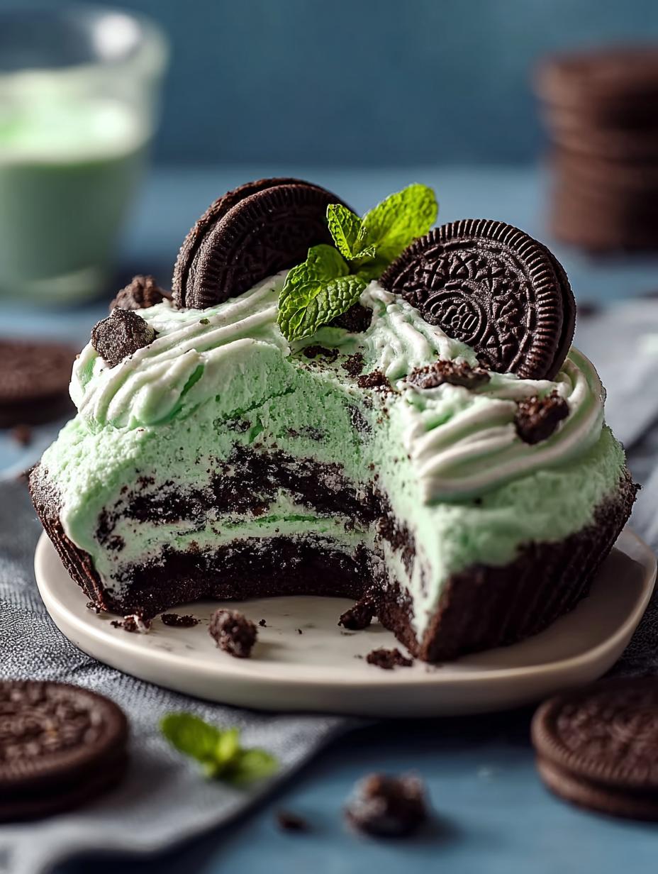 Mint Oreo Ice Cream