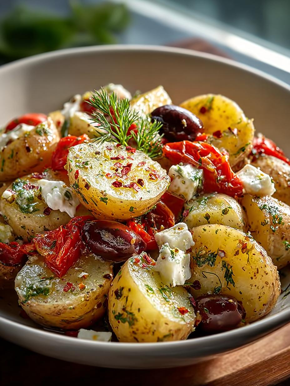 Mouthwatering Mediterranean Potato Salad