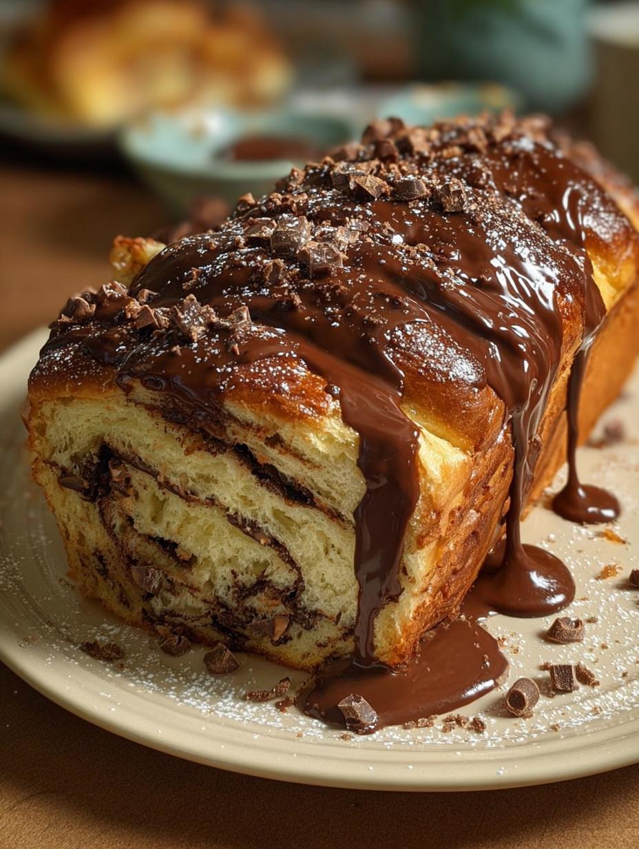 Delicious Nutella Brioche Loaf Recipe for Chocolate Lovers - Nutella Brioche Loaf - additional detail