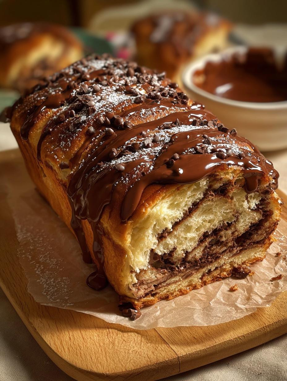 Nutella Brioche Loaf