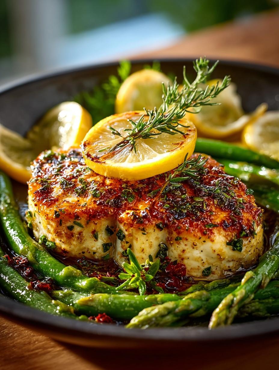 One Pan Lemon Herb Chicken and Asparagus Delight - One Pan Lemon Herb - additional detail