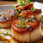 Pan Seared Scallops Duck