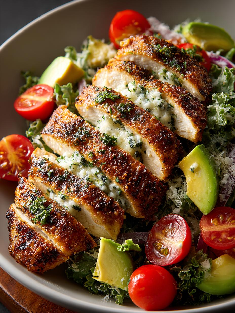 Parmesan Avocado Chicken Salad