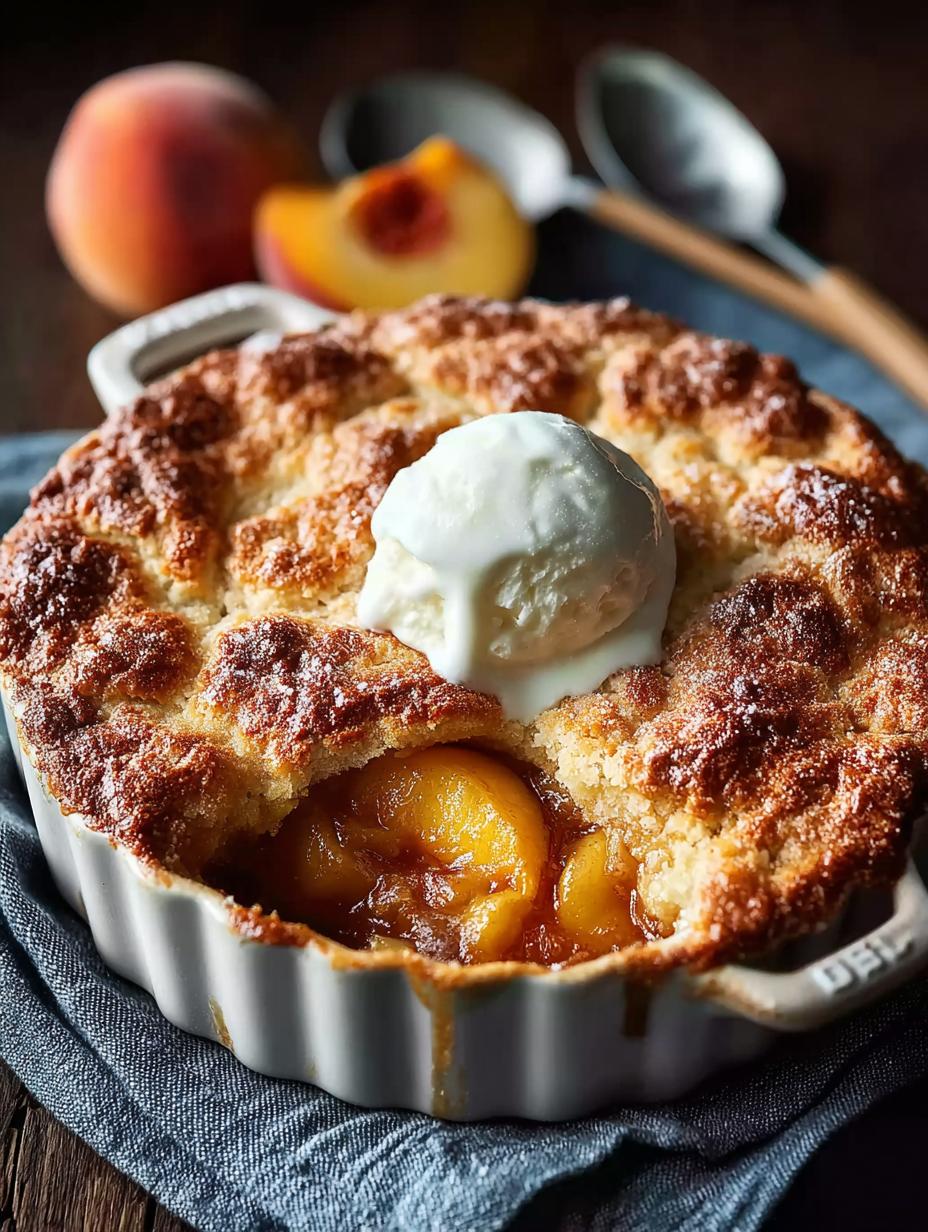 Delicious Peach Cobbler: 6 Steps to Comforting Bliss - Peach Cobbler - main visual representation