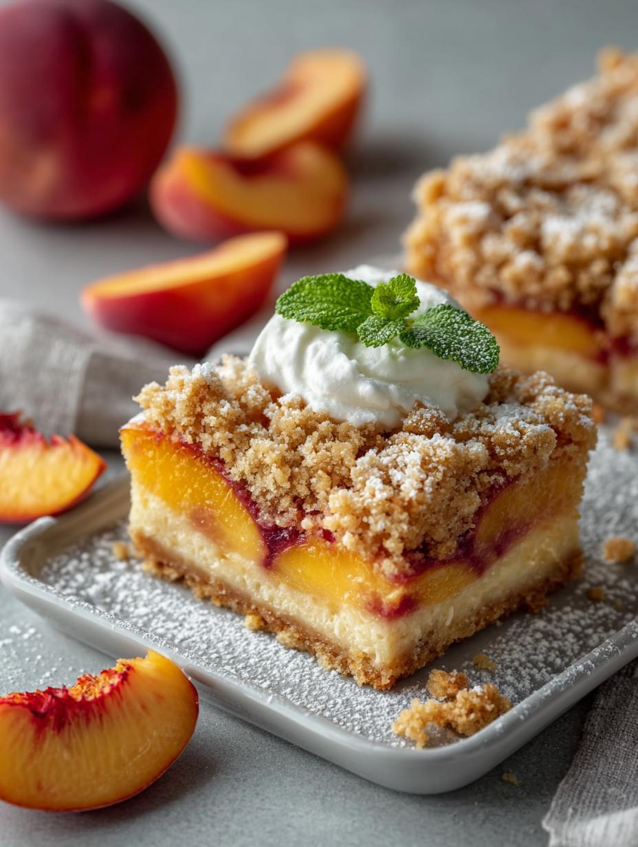 Peaches Cream Crumble Bars: 7 Reasons to Indulge Today - Peaches Cream Crumble Bars - additional detail