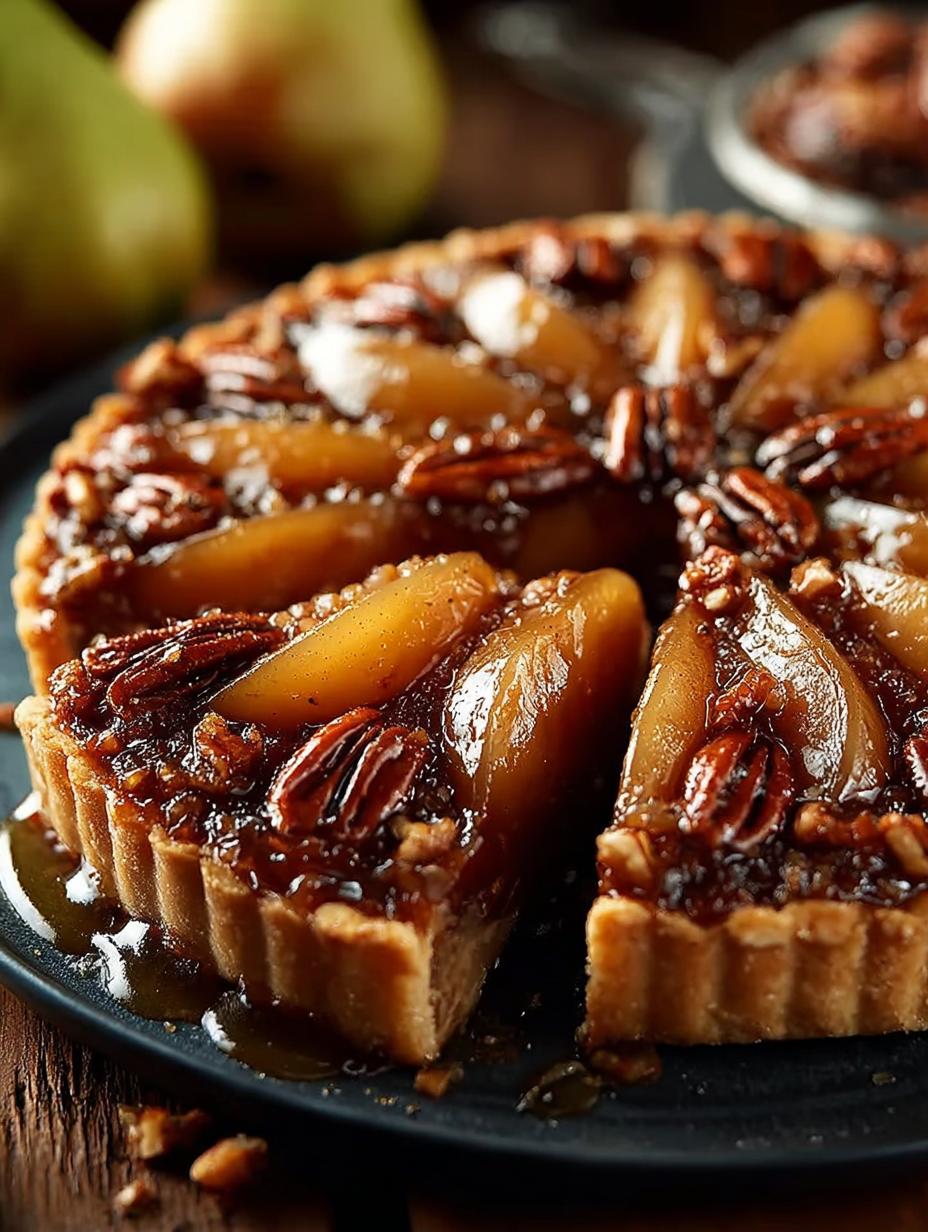 Delicious Pear Maple Pecan Tarte for Fall Indulgence 4 Delicious Pear Maple Pecan Tarte for Fall Indulgence - Pear Maple Pecan Tarte - main visual representation