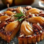 Pear Maple Pecan Tarte