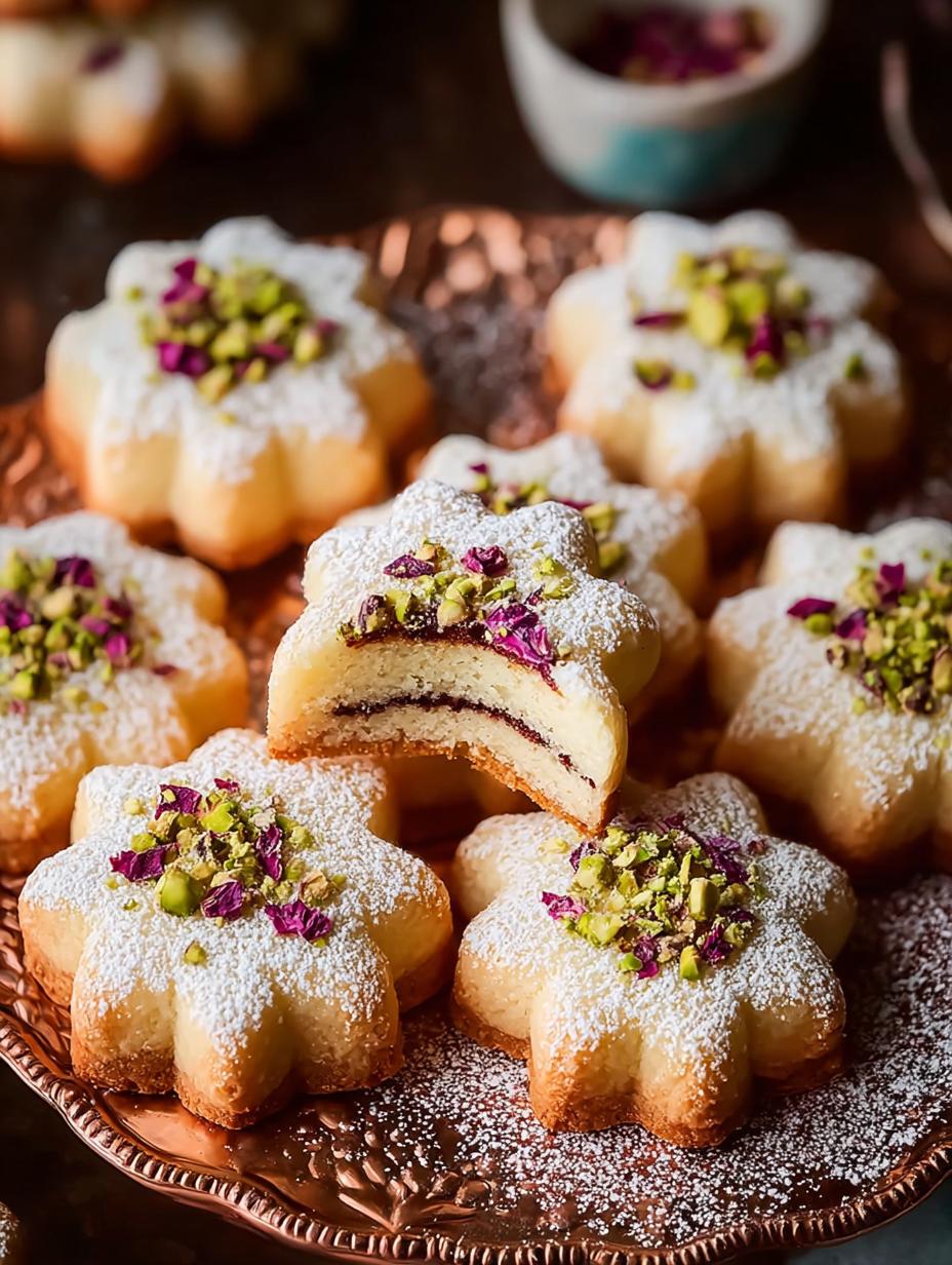 Persian Love Cookies: 24 Delightful Shortbread Treats - Persian Love Cookies - additional detail