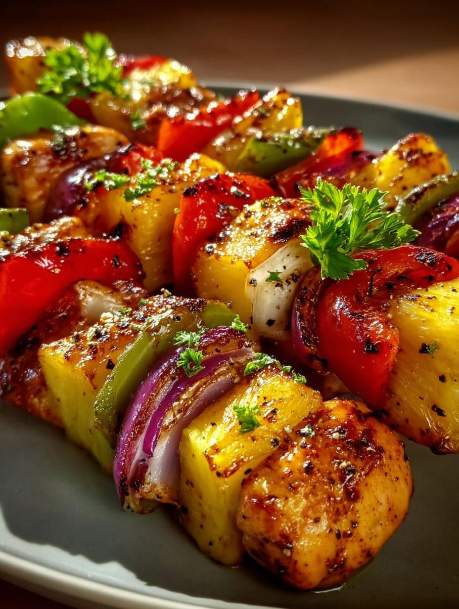 Pineapple Chicken Kabobs: 7 Irresistible Grilled Delights - Pineapple Chicken Kabobs - main visual representation