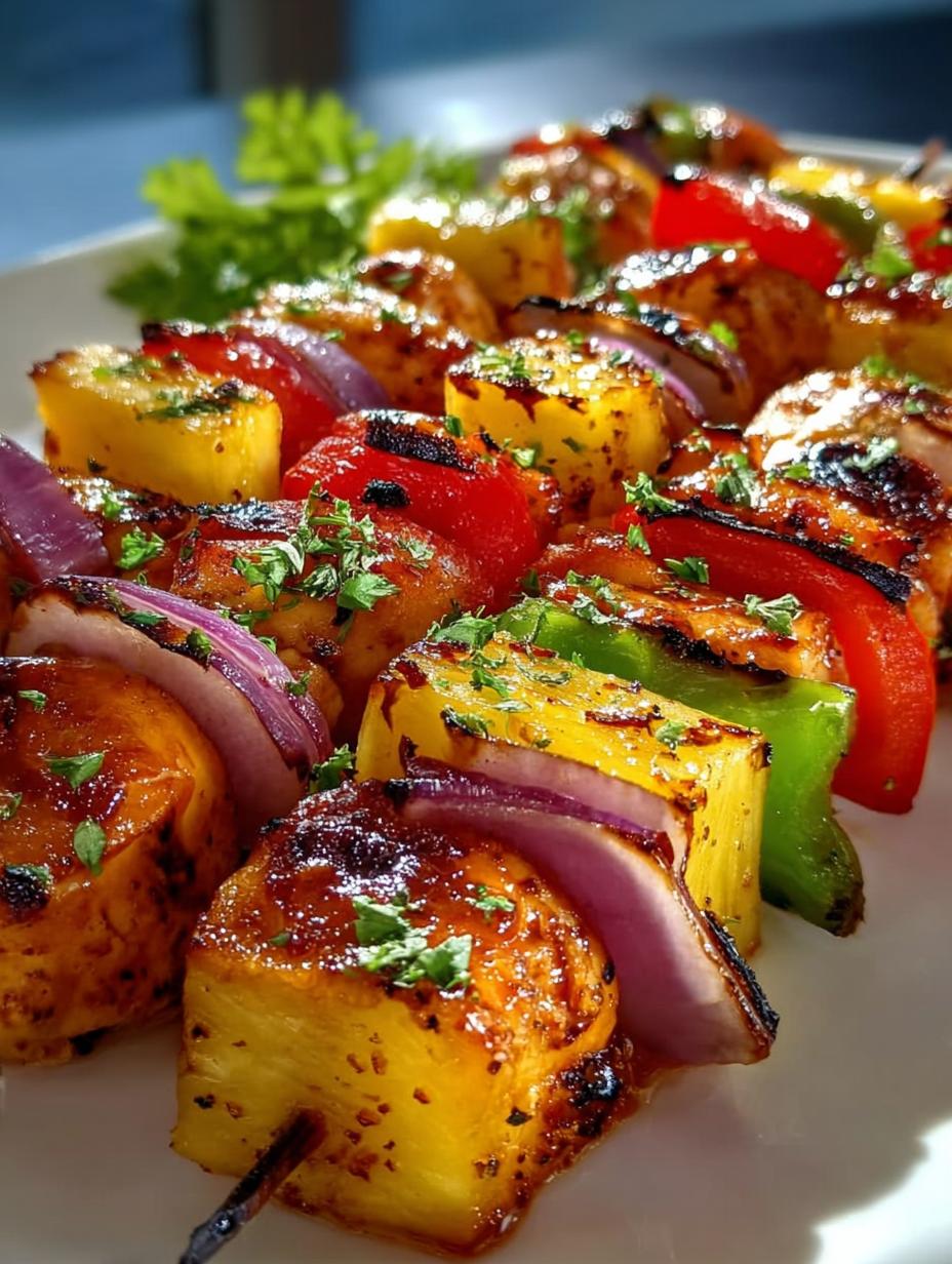 Pineapple Chicken Kabobs: 7 Irresistible Grilled Delights - Pineapple Chicken Kabobs - additional detail