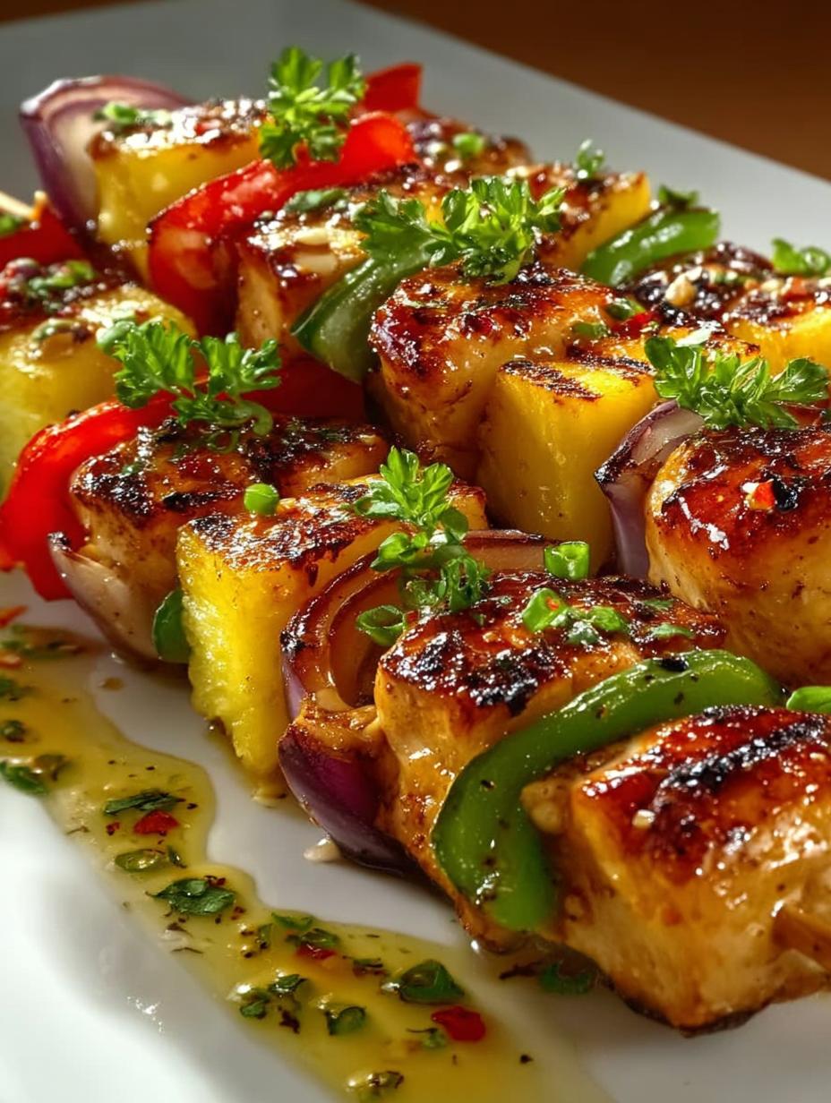 Pineapple Chicken Kabobs